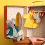Moulin Roty La Grande Famille Nini Wardrobe Suitcase inside