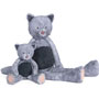 Moulin Roty Les Baba Bou Cat Small together
