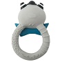 Moulin Roty Les Moustaches Grey Cat Teething Ring Back