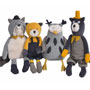 Moulin Roty Les Moustaches Lulu Cat together