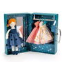 Moulin Roty Les Parisiennes Evening Dresses Wardrobe Suitcase inside