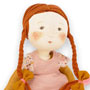 Moulin Roty Les Rosalies Fleur Rag Doll close