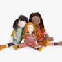 Moulin Roty Les Rosalies Vanille Rag Doll together