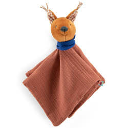 Moulin Roty Pomme des Bois Squirrel Muslin Comforter