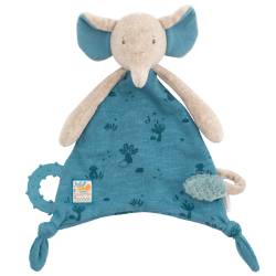 Moulin Roty Sous Mon Baobab Bergamote Elephant Comforter