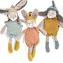 Moulin Roty Trois Petits Lapins Little Sage Rabbit together