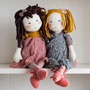 Moulin Roty Les Rosalies Violette Rag Doll together