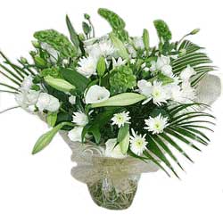 Pure White Flower Bouquet