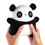 Noodoll Noodoll Black Panda Ricebamboo Plush Toy Held