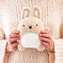 Noodoll Noodoll Riceball Beige Rabbit Plush Toy Held