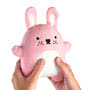 Noodoll Ricecarrot Pink Rabbit Plush Toy Held