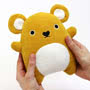 Noodoll Noodoll Ricecracker Yellow Bear Plush Toy Held