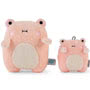 Noodoll Noodoll Ricelily Pink Frog Plush Toy Group