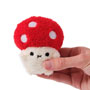 Noodoll Ricemogu Mushroom Keyring holding