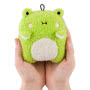Noodoll Riceribbit Green Frog Mini Plush Toy Held