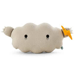 Noodoll Ricestorm Grey Cloud Plush Cushion