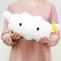 Noodoll Ricestorm White Cloud Plush Cushion Size