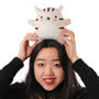 Noodoll Noodoll White Ricetiger Plush Toy Held
