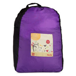 Black Purple Garden Backpack