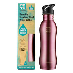 Stainless Steel Drinks Bottle Pink