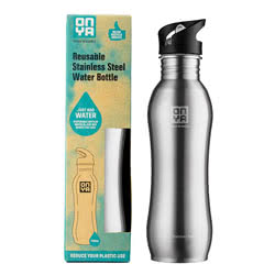 Onya Stainless Steel Drinks Bottle Silver