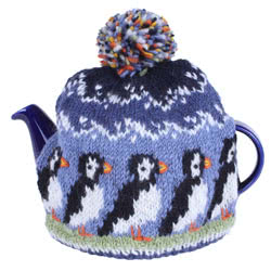 Circus of Puffins Tea Cosy
