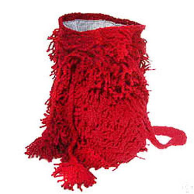 PachamamaShaggy Red Duffel Bag