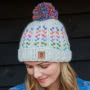 Andorra Oatmeal Bobble Beanie Hat