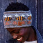 Pachamama Knitwear Beehive Bark Headband left side