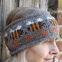Pachamama Knitwear Beehive Bark Headband right side