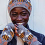 Pachamama Knitwear Beehive Bark Headband together