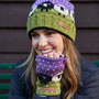 Pachamama Knitwear Black Sheep Handwarmer Purple left side