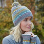 Pachamama Knitwear Braemar Bobble Beanie wearing