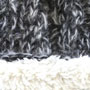Pachamama Knitwear Cairngorm Handwarmer Charcoal lining