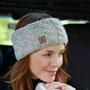 Pachamama Knitwear Cairngorm Headband Oatmeal right side