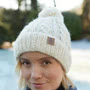 Chamonix Bobble Beanie Cream Hat Small Image