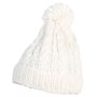 Pachamama Knitwear Chamonix Bobble Beanie Cream Hat seperate