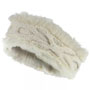Pachamama Knitwear Chamonix Fur Headband - Cream seperate