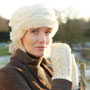 Pachamama Knitwear Chamonix Fur Headband - Cream together