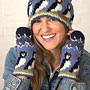 Pachamama Knitwear Circus of Puffins Handwarmer together