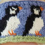 Pachamama Knitwear Circus of Puffins Headband close up