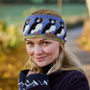 Pachamama Knitwear Circus of Puffins Headband left side