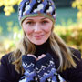 Pachamama Knitwear Circus of Puffins Headband together