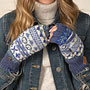 Pachamama Classic Fairisle Glove Mitts Denim both