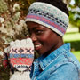 Pachamama Knitwear Classic Fairisle Oatmeal Headband Side