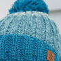 Pachamama Knitwear Cotopaxi Bobble Beanie Teal close