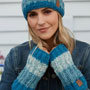 Pachamama Knitwear Cotopaxi Handwarmer Teal front