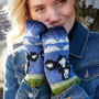 Pachamama Knitwear Dairy Cow Handwarmer front view