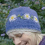 Pachamama Knitwear Daisy Chain Beanie Jacaranda side