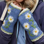 Pachamama Knitwear Daisy Chain Handwarmer Jacaranda front